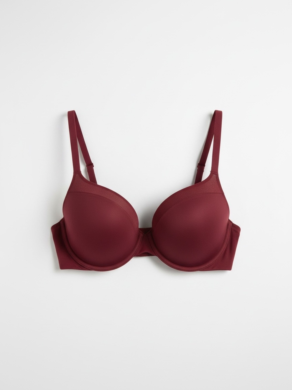 Victoria’s Secret Lined Perfect Coverage Bra in Maroon - sz 36C